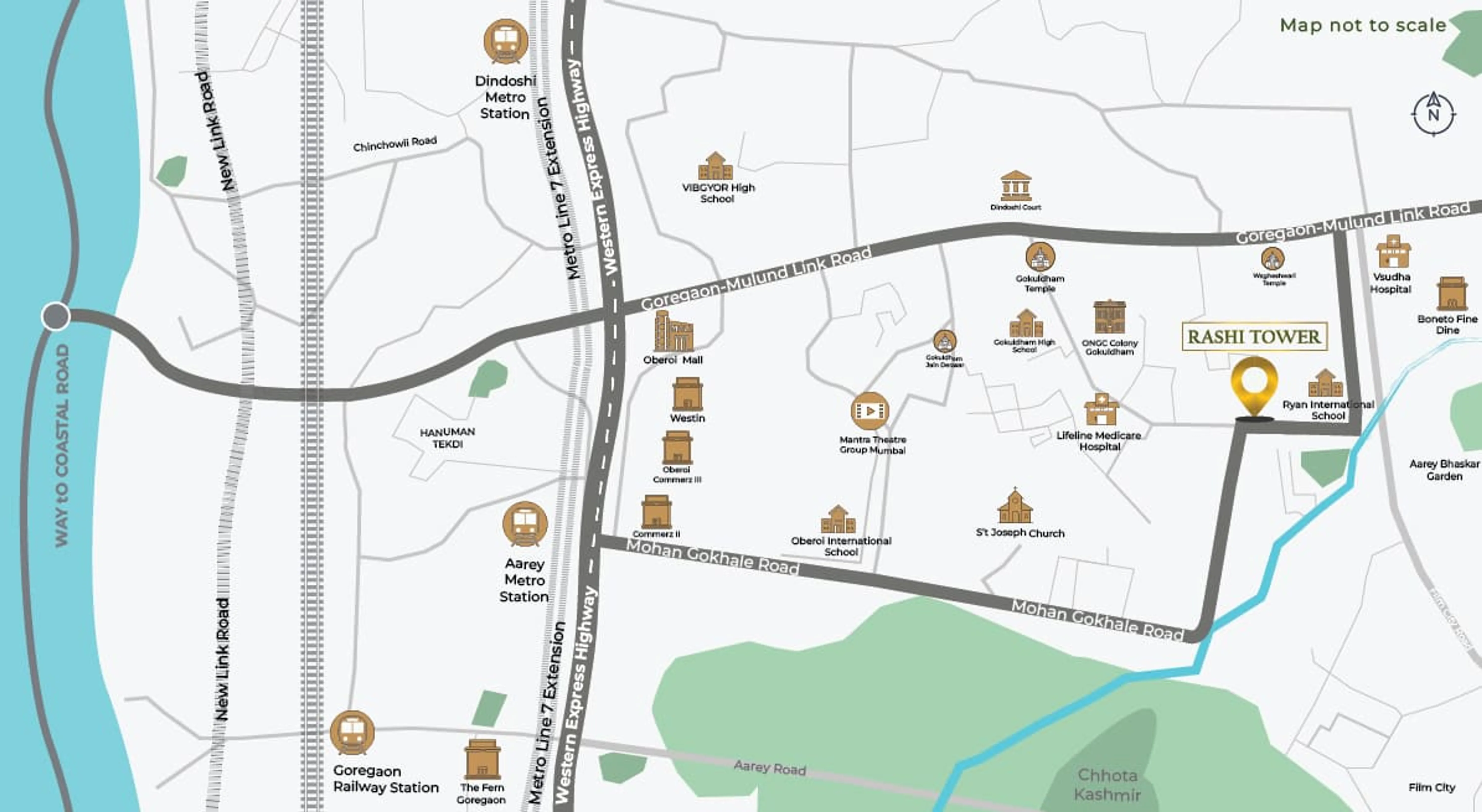 2 BHK apartment for sale in Goregaon East